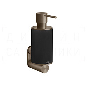 Gessi 316 Accessories Дозатор для мыла подвесной, колба Neolite, цвет: coffee bronze brushed PVD 54714#761