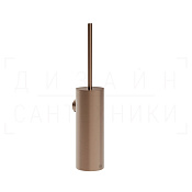 Gessi 316 Accessories Ершик для унитаза подвесной, с латунной колбой, цвет: copper brushed PVD 54721#708