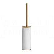 Gessi 316 Accessories Ершик для унитаза напольн., колба Neolite, цвет: white/warm bronze brushed PVD 54743#726