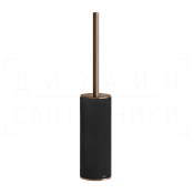 Gessi 316 Accessories Ершик для унитаза напольный, колба Neolite, цвет: black/copper brushed PVD 54744#708