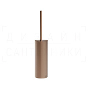 Gessi 316 Accessories Ершик для унитаза напольный, с латунной колбой, цвет: copper brushed PVD 54745#708