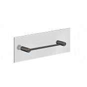 Gessi 316 Accessories Полотенцедержатель на стекло 31,8 см, подвесной, цвет: black metal brushed PVD 54921#707