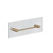 Gessi 316 Accessories Полотенцедержатель на стекло 31,8 см, подвесной, цвет: warm bronze brushed PVD 54921#726