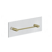 Gessi 316 Accessories Полотенцедержатель на стекло 31,8 см, подвесной, цвет: brushed brass PVD 54921#727