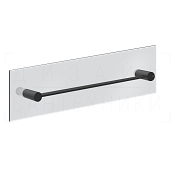 Gessi 316 Accessories Полотенцедержатель для крепл. на стекло 47,8 см, подвесной, цвет: matte black 54923#299