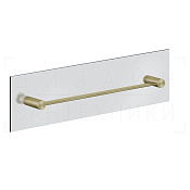 Gessi 316 Accessories Полотенцедержатель на стекло 47,8 см, подвесной, цвет: brushed brass PVD 54923#727