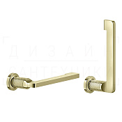 Gessi Inciso Держатель туалетной бумаги открытый, подвесной, цвет: brass PVD 58455#710