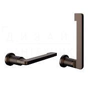 Gessi Inciso Держатель туалетной бумаги открытый, подвесной, цвет: dark bronze 58455#845
