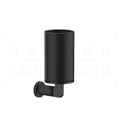 Gessi Inciso Стакан подвесной, керамический Neolite, цвет: black/aged bronze 58508#187