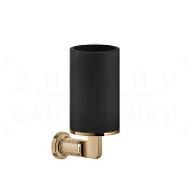 Gessi Inciso Стакан подвесной, керамический Neolite, цвет: black/warm bronze PVD 58508#735
