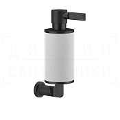 Gessi Inciso Дозатор для жидкого мыла подвесной, керамическая колба Neolite, цвет: white/aged bronze 58513#187