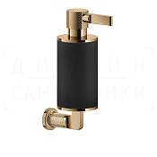 Gessi Inciso Дозатор для жидкого мыла подвесной, колба Neolite, цвет: black/warm bronze PVD 58514#735