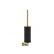 Gessi Inciso Ершик для унитаза подвесной, колба Neolite, цвет: black/brushed brass PVD 58520#727