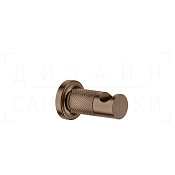 Gessi Inciso Крючок для полотенец одинарный, подвесной, цвет: copper brushed PVD 58521#708