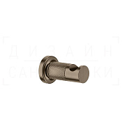 Gessi Inciso Крючок для полотенец одинарный, подвесной, цвет: coffee bronze brushed PVD 58521#761
