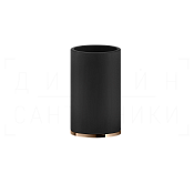Gessi Inciso Стакан настольный, керамический Neolite, цвет: black/copper PVD 58532#030
