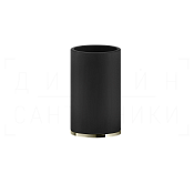 Gessi Inciso Стакан настольный, керамический Neolite, цвет: black/nickel PVD 58532#720