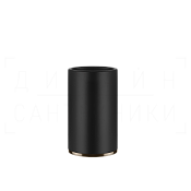 Gessi Inciso Стакан настольный, керамический Neolite, цвет: black/coffee bronze brushed PVD 58532#761