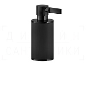Gessi Inciso Дозатор для жидкого мыла настольный, колба Neolite, цвет: black/black metal PVD 58538#706