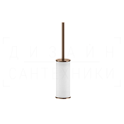 Gessi Inciso Ершик для унитаза напольный, колба Neolite, цвет: white/copper brushed PVD 58543#708