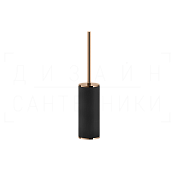 Gessi Inciso Ершик для унитаза напольный, с кермической колбой Neolite, цвет: black/copper PVD 58544#030