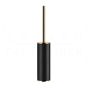 Gessi Inciso Ершик для унитаза напольный, с кермической колбой Neolite, цвет: black/warm bronze PVD 58544#735