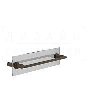 Gessi Inciso Полотенцедержатель для крепления на стекло 49,1 см, подвесной, цвет: dark bronze 58615#845