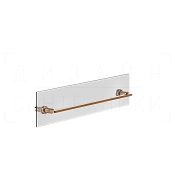Gessi Inciso Полотенцедержатель для крепления на стекло 64,1 см, подвесной, цвет: copper PVD 58617#030