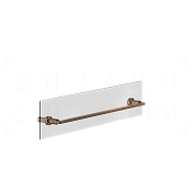 Gessi Inciso Полотенцедержатель для крепления на стекло 64,1 см, подвесной, цвет: copper brushed PVD 58617#708