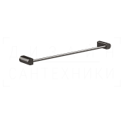 Gessi Rilievo Полотенцедержатель 62,8 см, подвесной, цвет: black metal brushed PVD 59403#707
