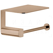 Gessi Rilievo Держатель туалетной бумаги с полочкой, подвесной, цвет: copper PVD 59449#030