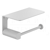 Gessi Rilievo Держатель туалетной бумаги с полочкой, подвесной, цвет: matte white 59449#279