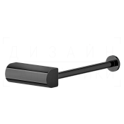 Gessi Rilievo Держатель туалетной бумаги открытый, подвесной, цвет: black metal PVD 59455#706