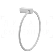 Gessi Rilievo Полотенцедержатель кольцевой d22,2 см, подвесной, цвет: matte white 59509#279