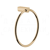 Gessi Rilievo Полотенцедержатель кольцевой d22,2 см, подвесной, цвет: warm bronze PVD 59509#735