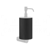 Gessi Rilievo Дозатор для жидкого мыла подвесной, керамическ. колба Neolite, цвет: black/matte white 59514#279