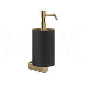 Gessi Rilievo Дозатор для жидкого мыла подвесной, колба Neolite, цвет: black/warm bronze brushed PVD 59514#726