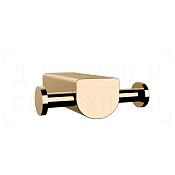Gessi Rilievo Крючок для полотенец двойной, подвесной, цвет: warm bronze PVD 59522#735