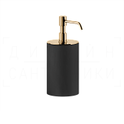 Gessi Rilievo Дозатор для жидкого мыла настольный, колба Neolite, цвет: black/warm bronze PVD 59538#735