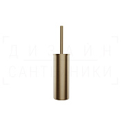 Gessi Rilievo Ершик для унитаза напольный, с латунной колбой, цвет: warm bronze brushed PVD 59543#726