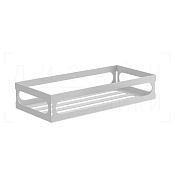 Gessi Rilievo Полка металлическая 30 см, подвесная, цвет: matte white 59549#279