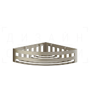 Gessi Rilievo Полка металлическая угловая 28 см, подвесная, цвет: finox brushed nickel 59561#149