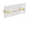 Gessi Rilievo Полотенцедержатель для крепления на стекло 32,8 см, подвесной, цвет: brass PVD 59562#710