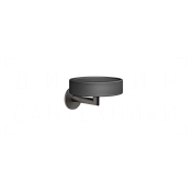 Gessi Ventaglio Мыльница с чашей Neolite, подвесная, цвет: black/black metal brushed PVD 63602#707