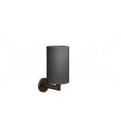 Gessi Ventaglio Стакан подвесной, керамический Neolite, цвет: black/dark bronze 63608#845