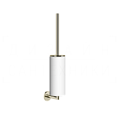 Gessi Ventaglio Ершик для унитаза подвесной, с кермической колбой Neolite, цвет: white/nickel PVD 63619#720