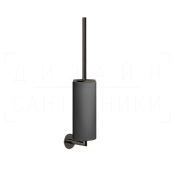 Gessi Ventaglio Ершик для унитаза подвесной, с кермической колбой Neolite, цвет: black/aged bronze 63620#187