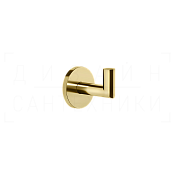 Gessi Ventaglio Крючок для полотенец одинарный, подвесной, цвет: gold PVD 63621#246