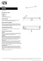 Gessi Ventaglio Полотенцедержатель 65 см, подвесной, цвет: dark bronze 63703#845