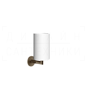 Gessi Anello Стакан подвесной, керамический Neolite, цвет: white/coffee bronze brushed PVD 63707#761